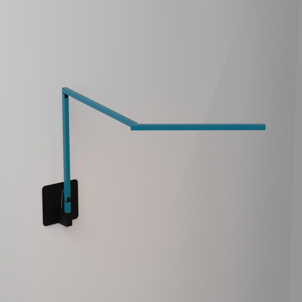 Koncept Lighting ZBD3100-W-KNB-HWS Z-Bar Mini LED Desk Lamp Gen 4 with hardwire wall mount (Warm Light; Koncept Blue)
